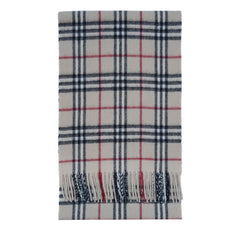Merino Wool Plaid Print Vintage Pre-Loved Scarf