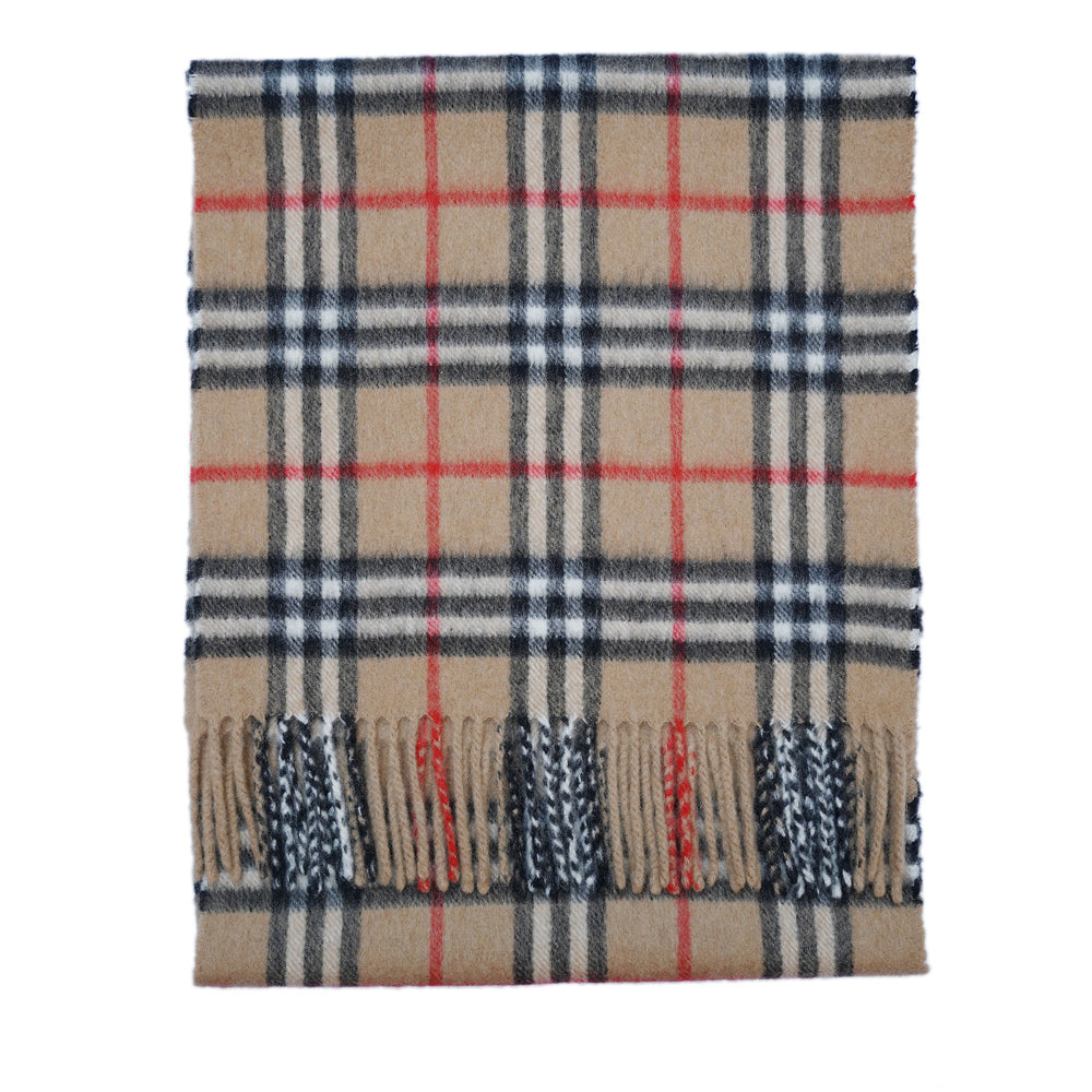 Cashmere Plaid Print Vintage Pre-Loved Scarf