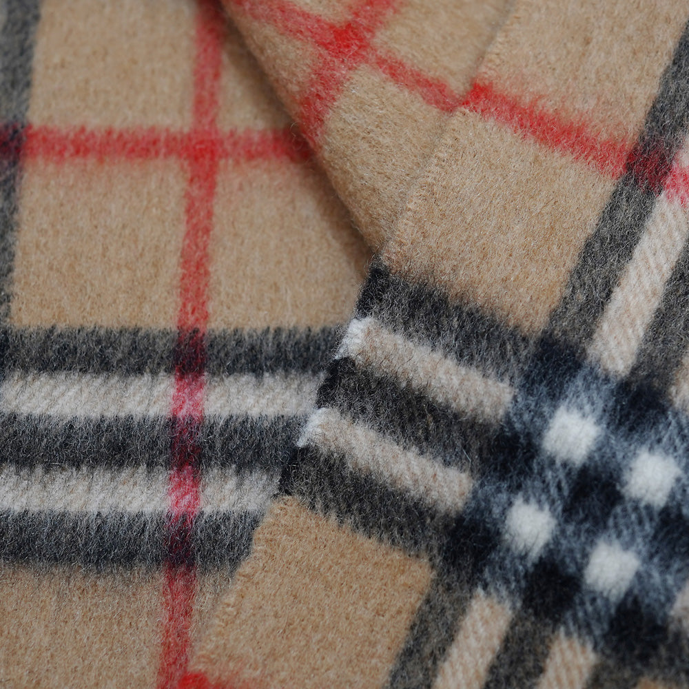 Cashmere Plaid Print Vintage Pre-Loved Scarf