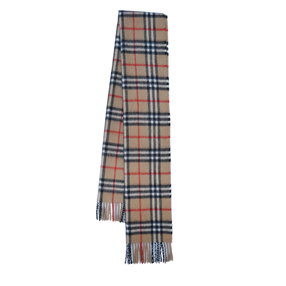 Cashmere Plaid Print Vintage Pre-Loved Scarf