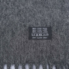 YSL Wool Plain Vintage Pre-Loved Scarf