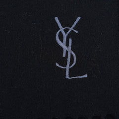 YSL Wool Plain Vintage Pre-Loved Scarf