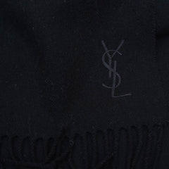 YSL Wool Plain Vintage Pre-Loved Scarf