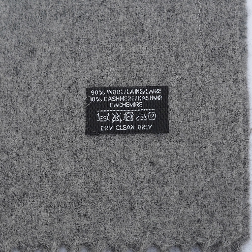 YSL Merino Wool Plain Vintage Pre-Loved Scarf